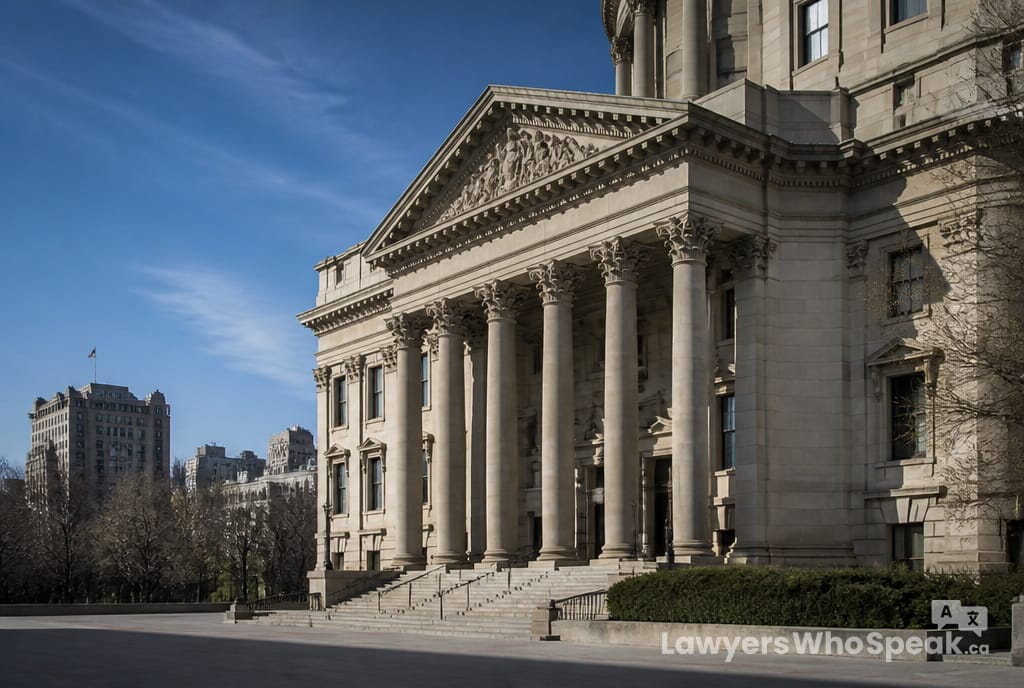 Ontario courthouse exterior, where impaired driving Ontario charges are heard