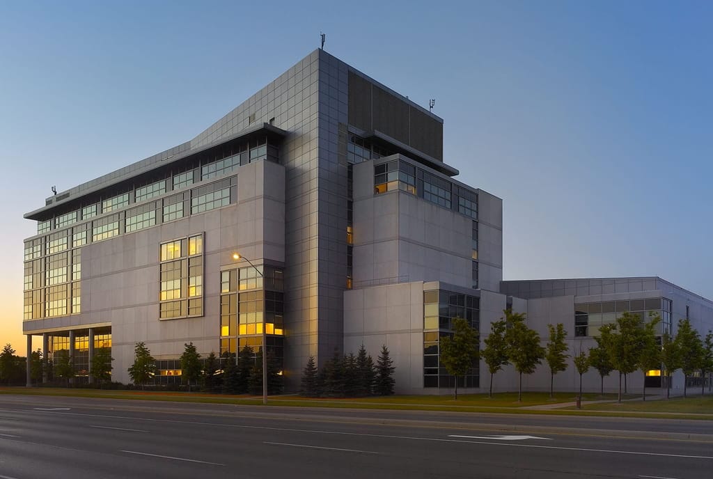 A. Grenville and William Davis Courthouse serving Brampton and Peel Region